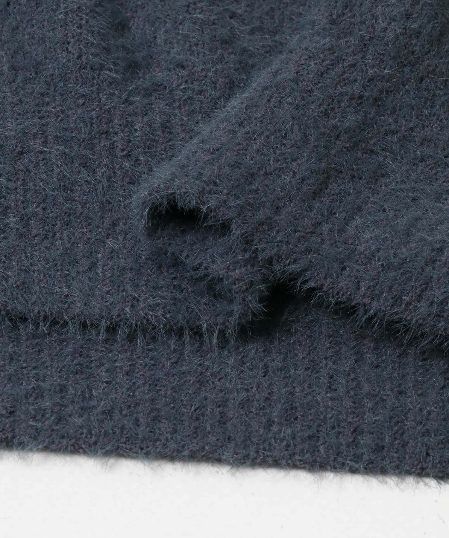 URBAN RESEARCH DOORS「メランジシャギー クルーネックニット」|ニット・セーター|