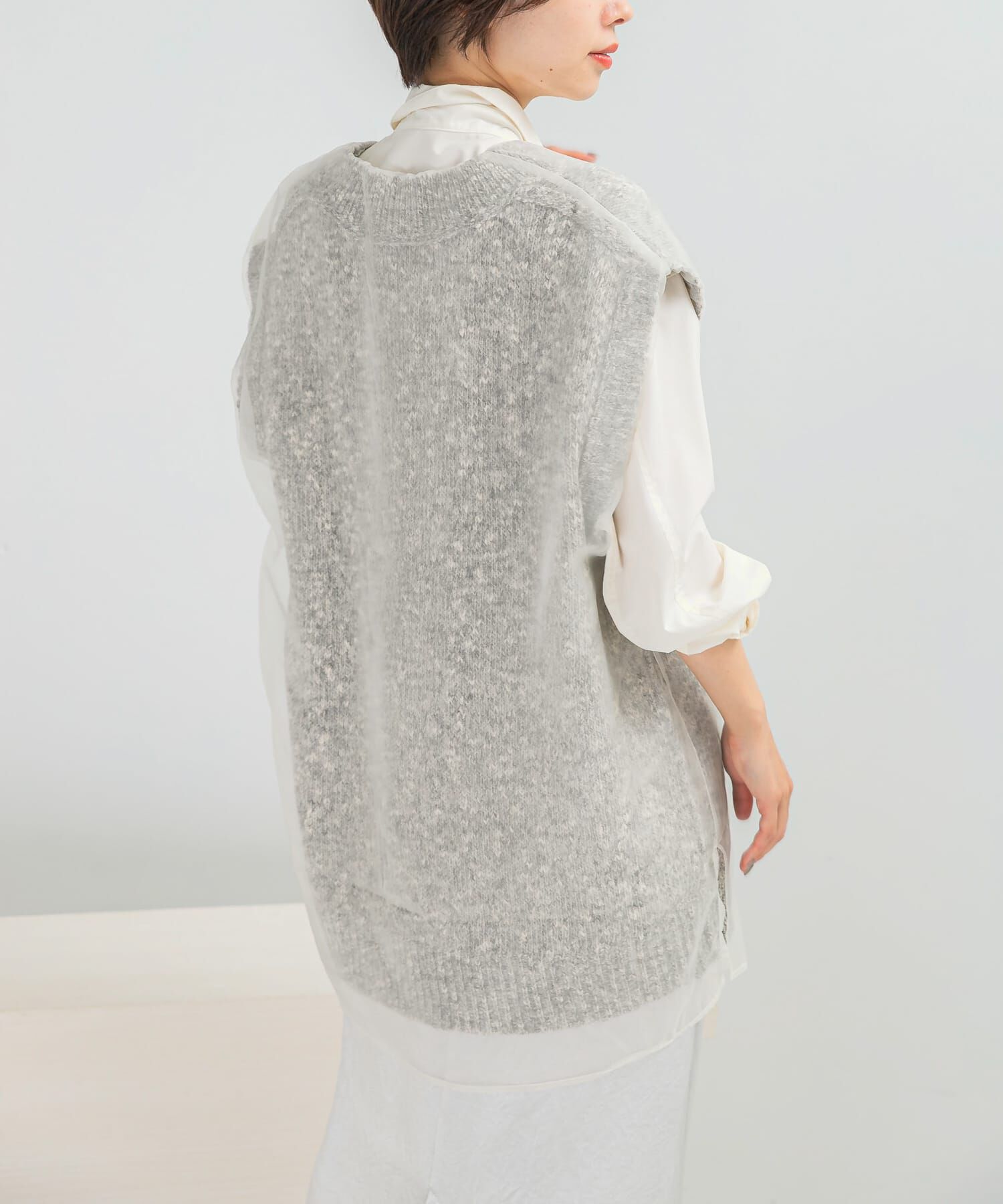 URBAN RESEARCH ROSSO「CHIGNON　リバーオーガンドッキングベスト」|ベスト・ジレ|