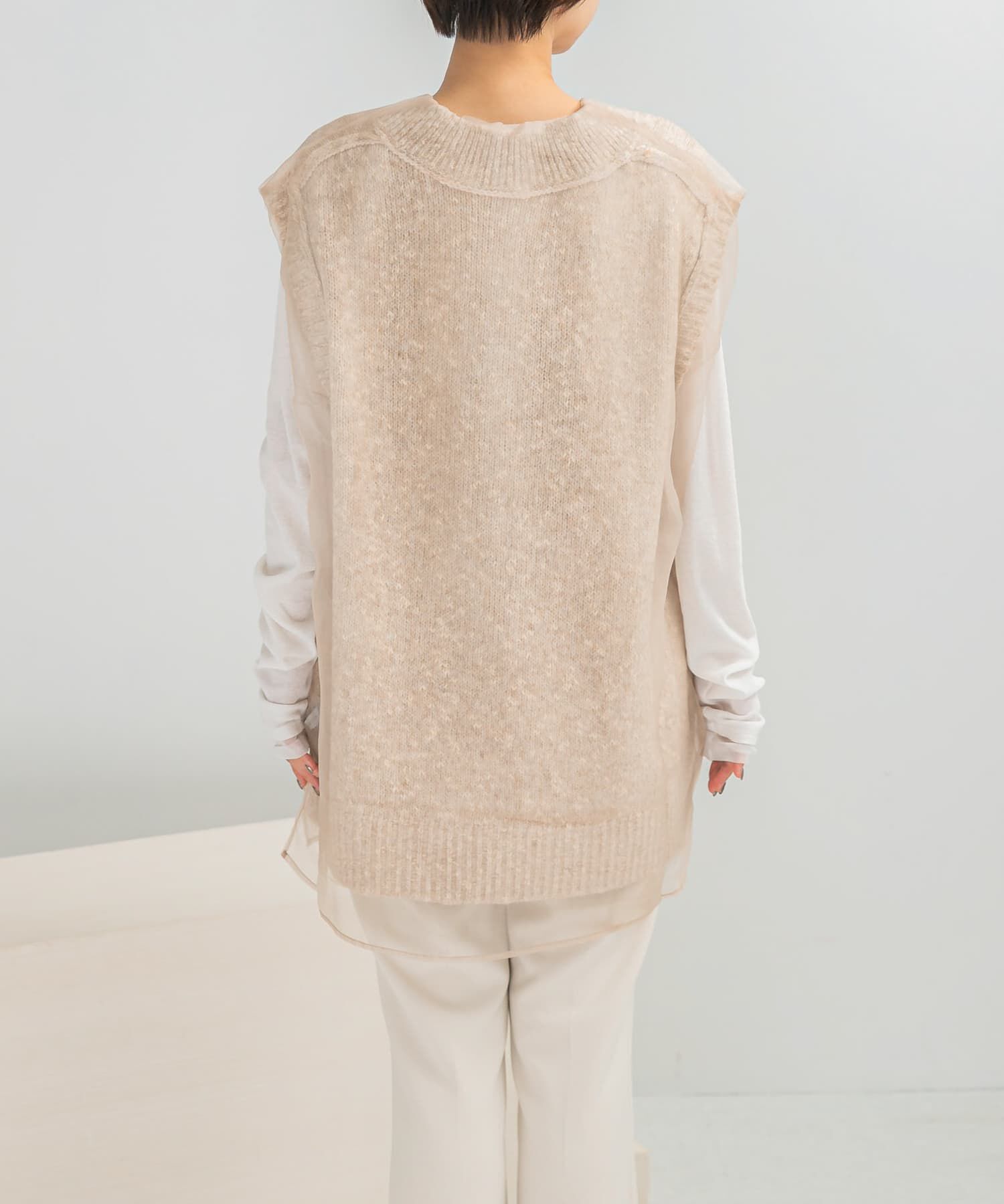 URBAN RESEARCH ROSSO「CHIGNON　リバーオーガンドッキングベスト」|ベスト・ジレ|