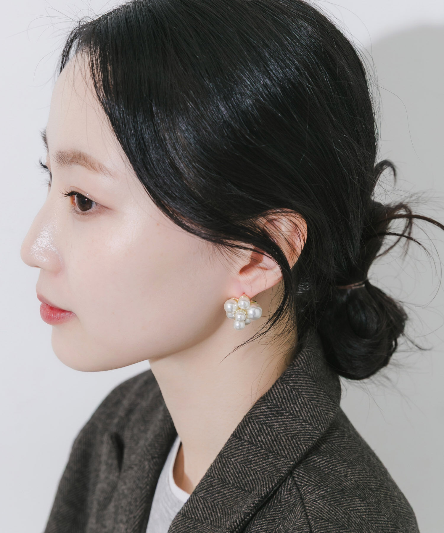 SMELLY「パールボリュームピアス」|ピアス|