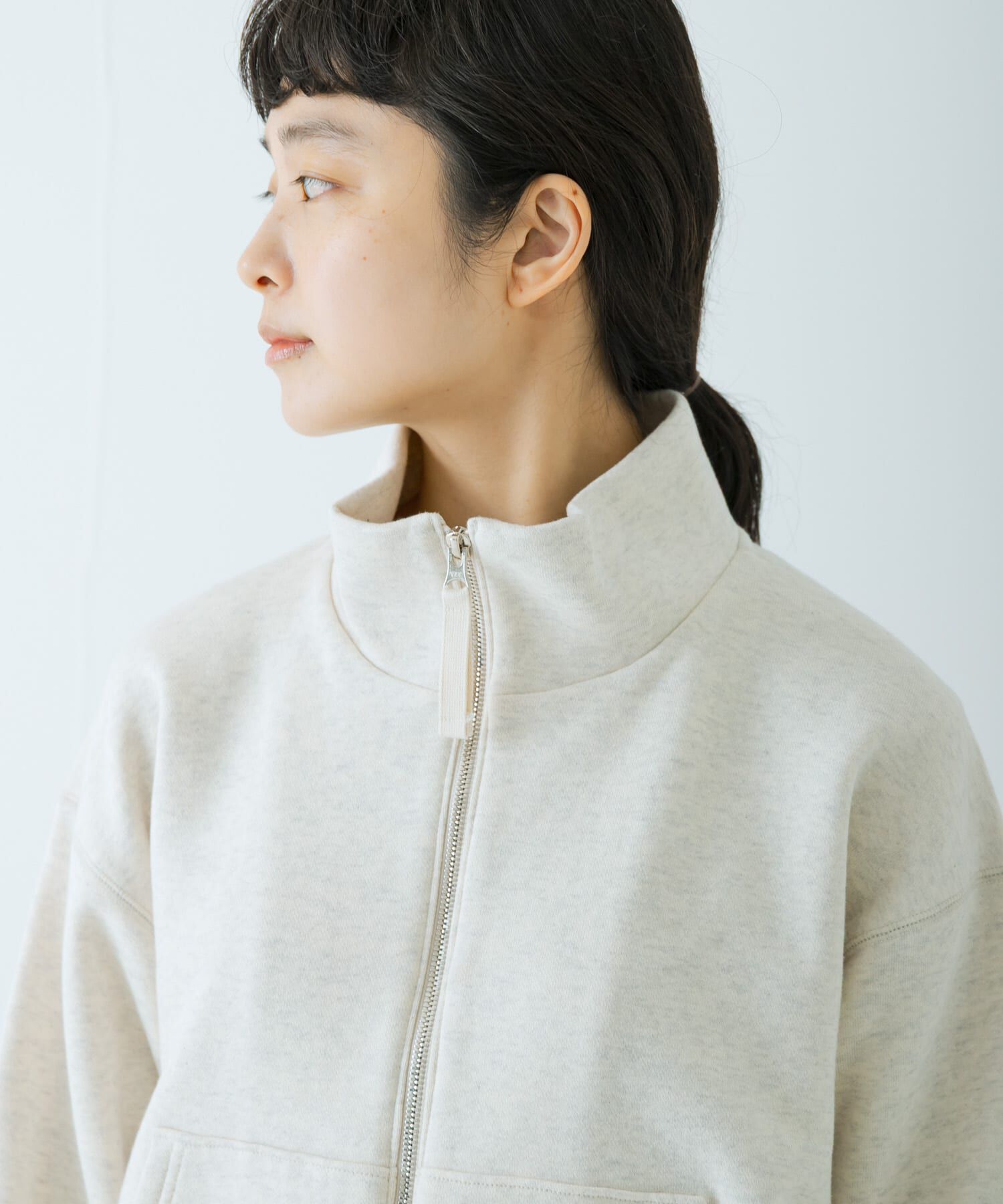 コットンスウェットスタンドジップ（かぐれ）｜ルミネのファッション