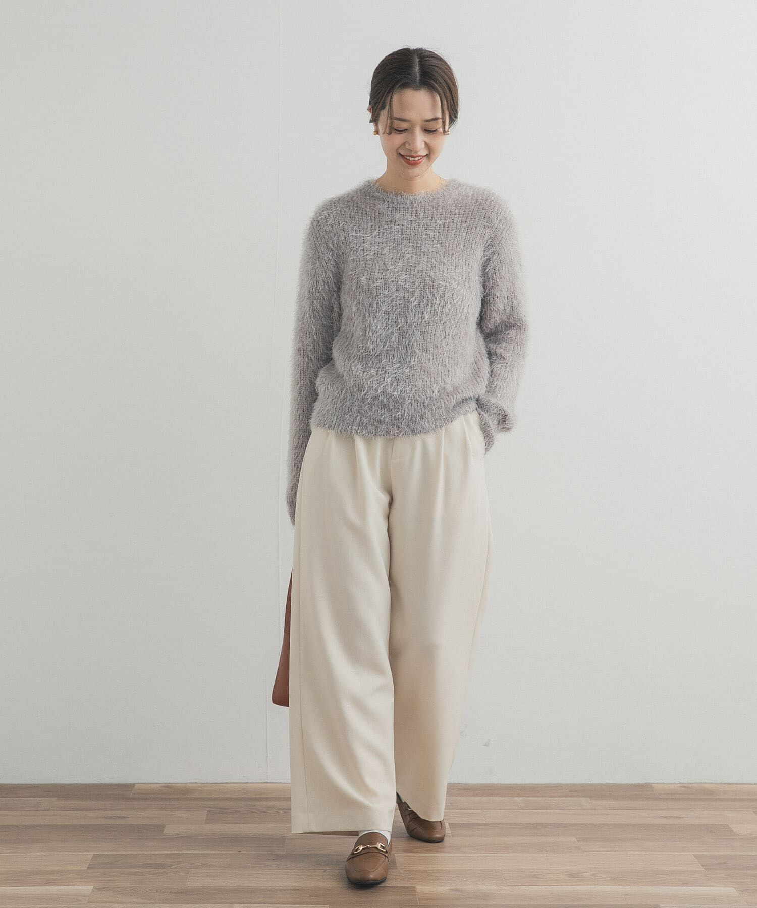 URBAN RESEARCH DOORS「シャギーニット」|ニット・セーター|