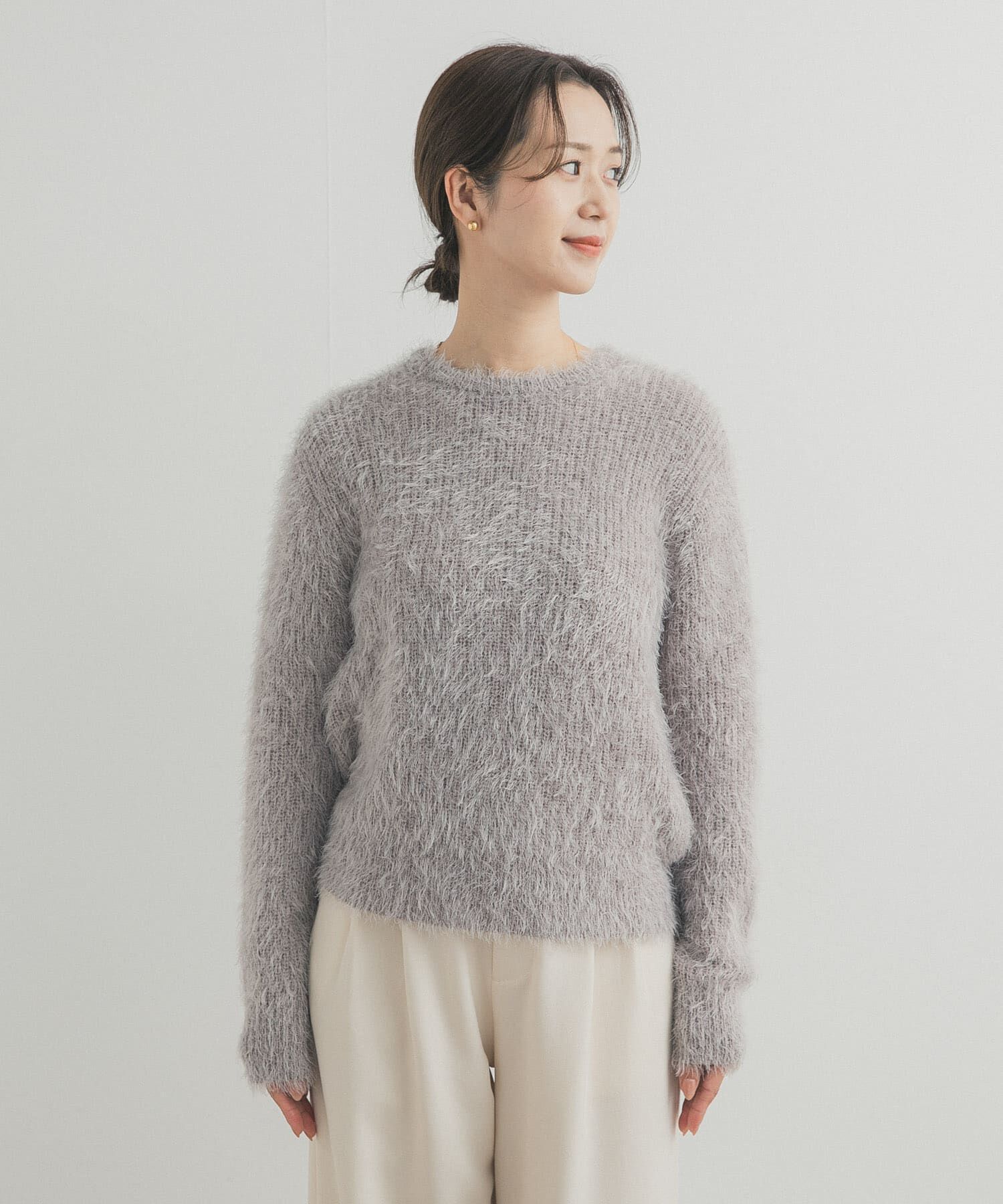 URBAN RESEARCH DOORS「シャギーニット」|ニット・セーター|