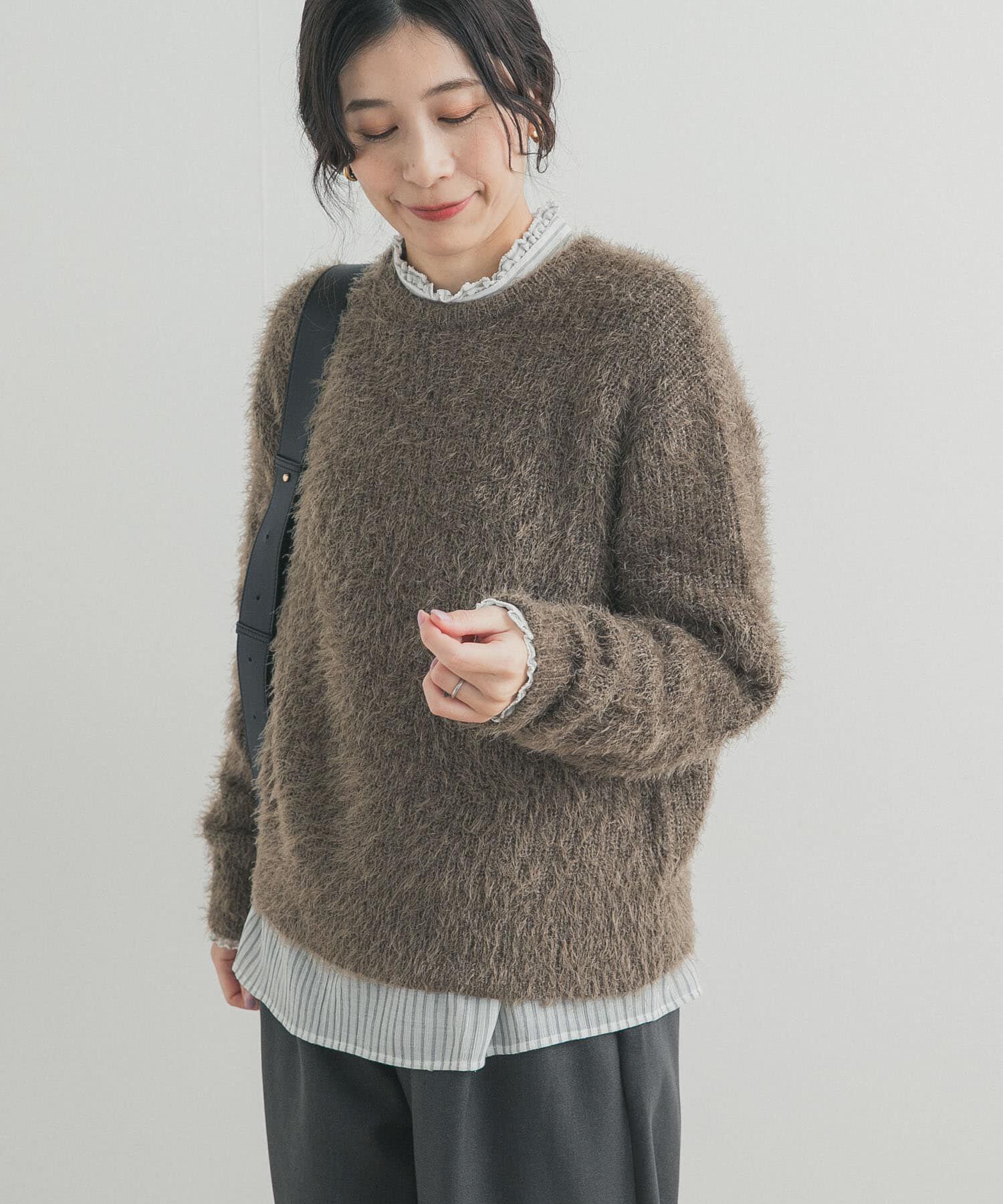 URBAN RESEARCH DOORS「シャギーニット」|ニット・セーター|