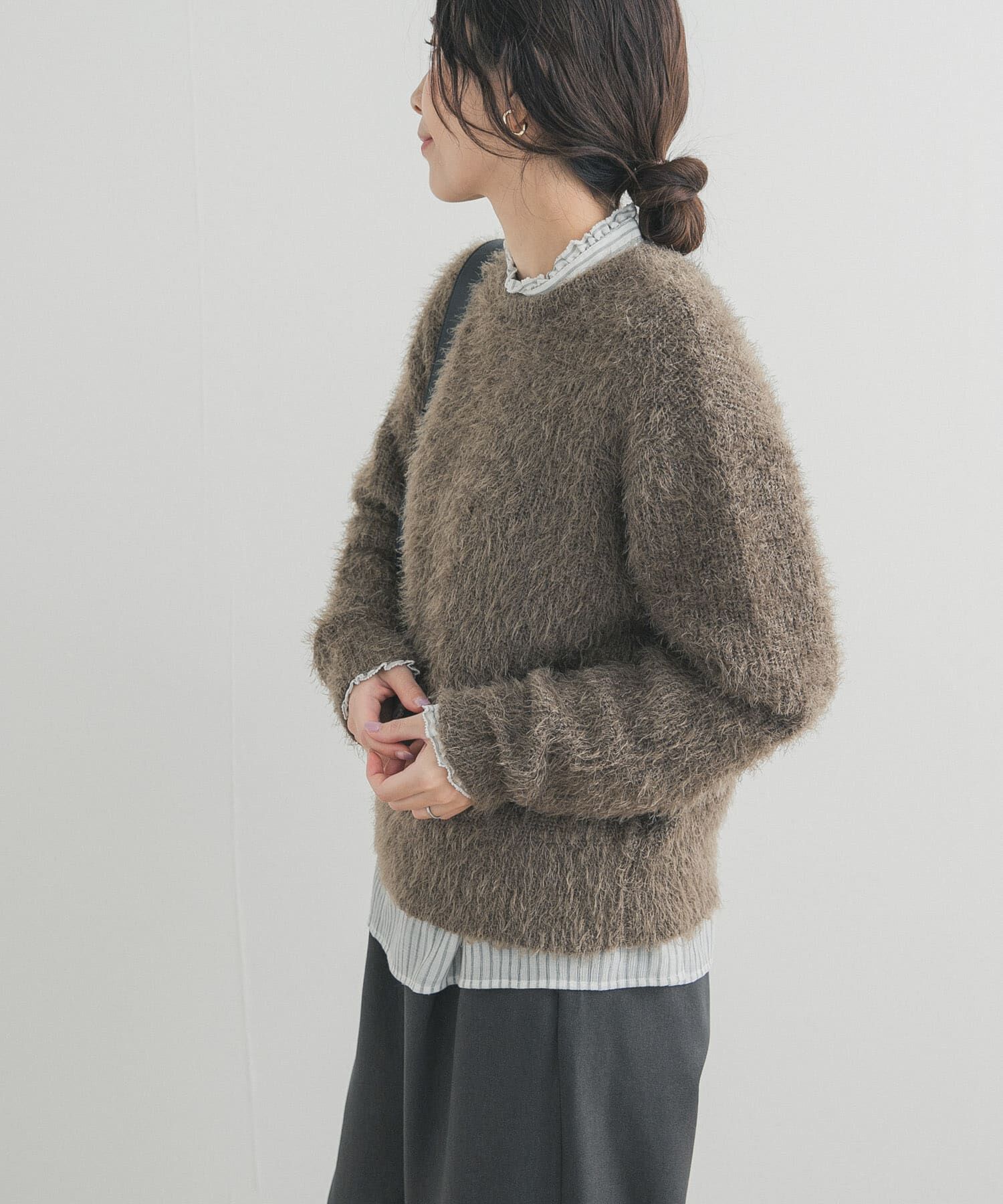 URBAN RESEARCH DOORS「シャギーニット」|ニット・セーター|