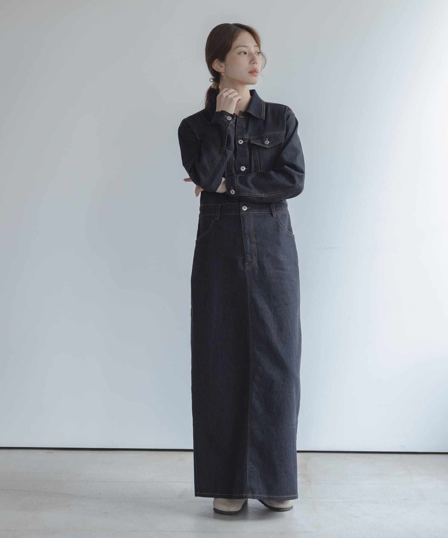 Sonny Label 「デニムジャンパースカート」|ワンピース|