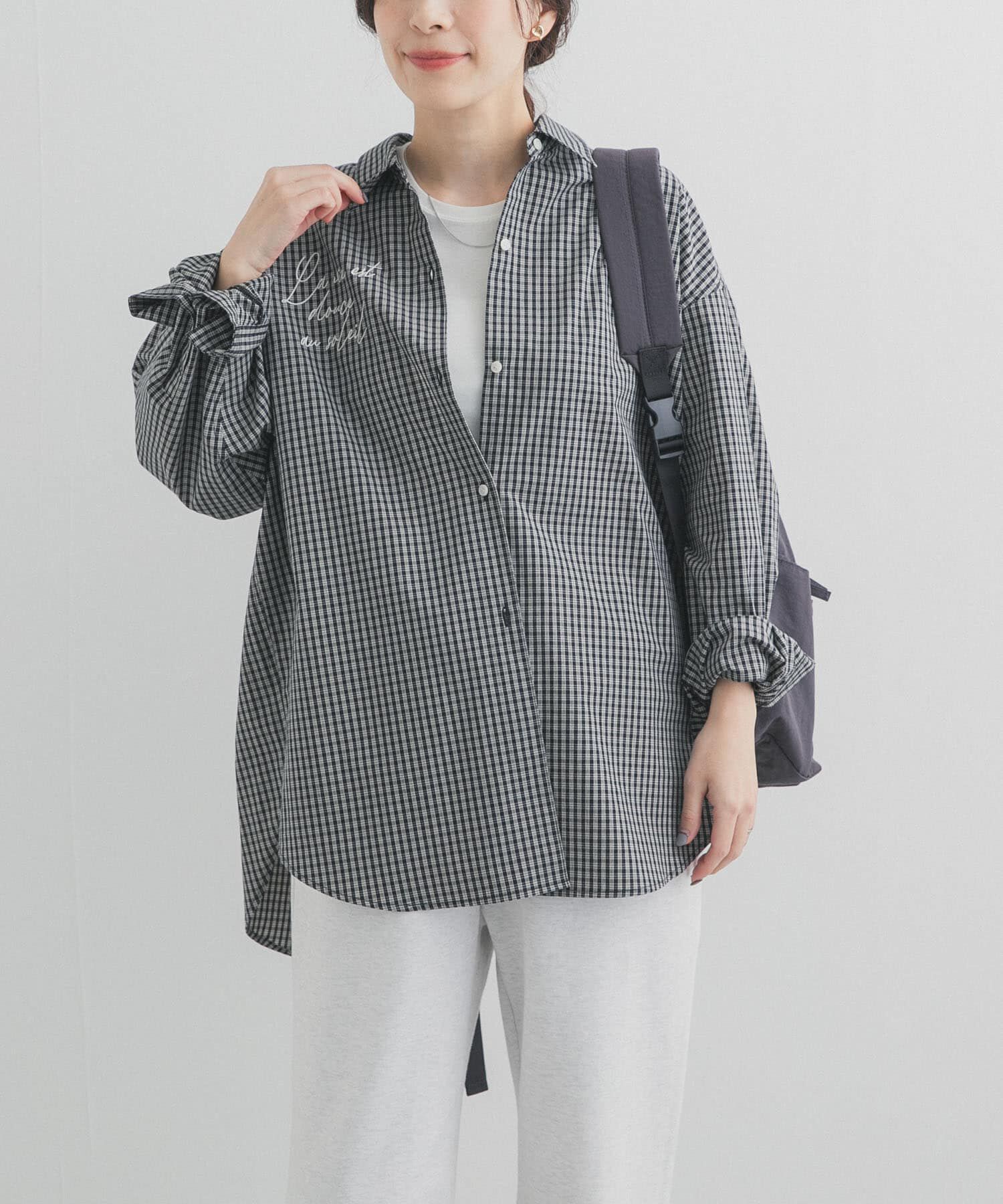 URBAN RESEARCH DOORS「刺繍チェックシャツ」|シャツ・ブラウス|
