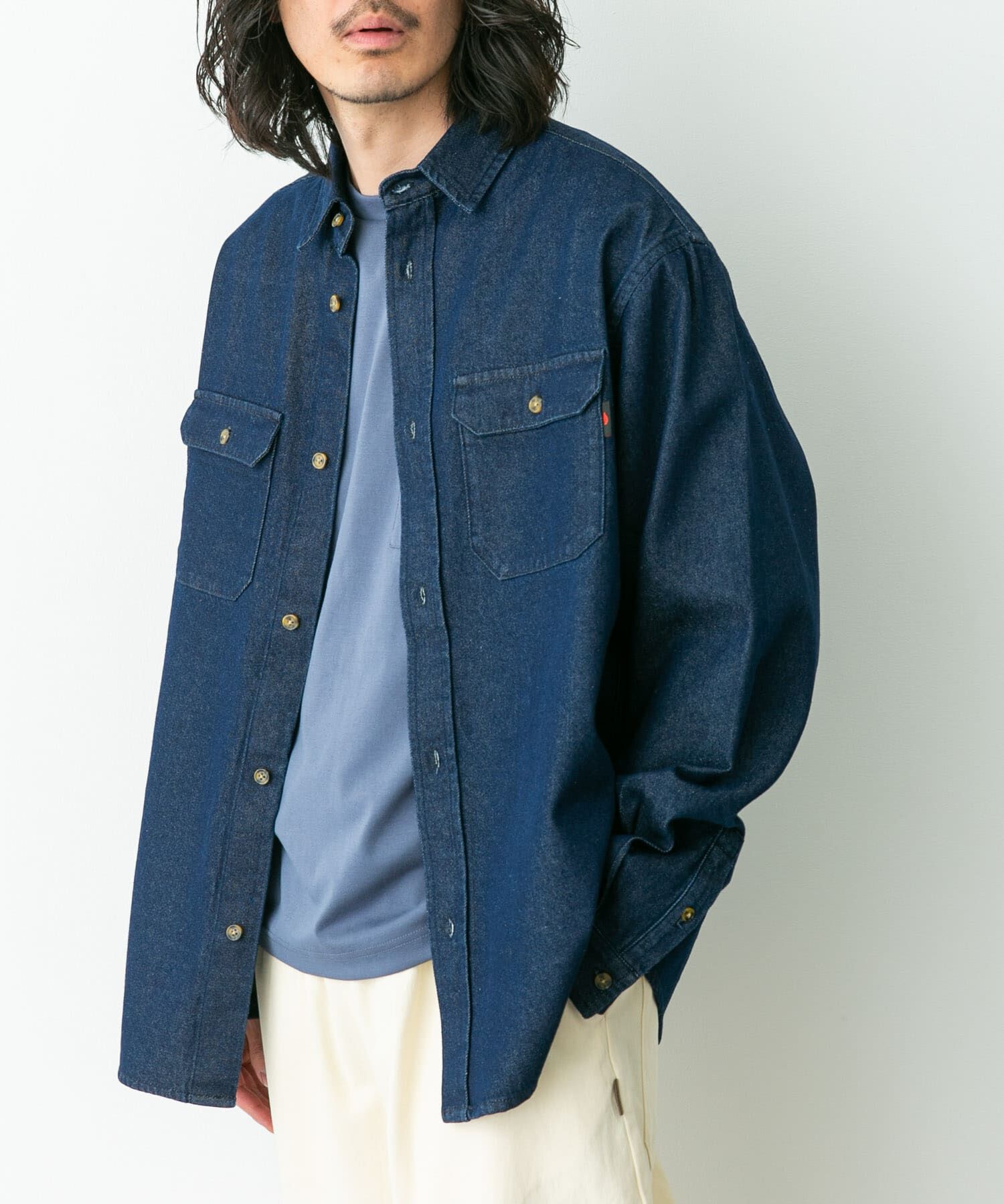Sonny Label 「『別注』RED KAP&times;Sonny Label　デニムシャツ」|シャツ・ブラウス|