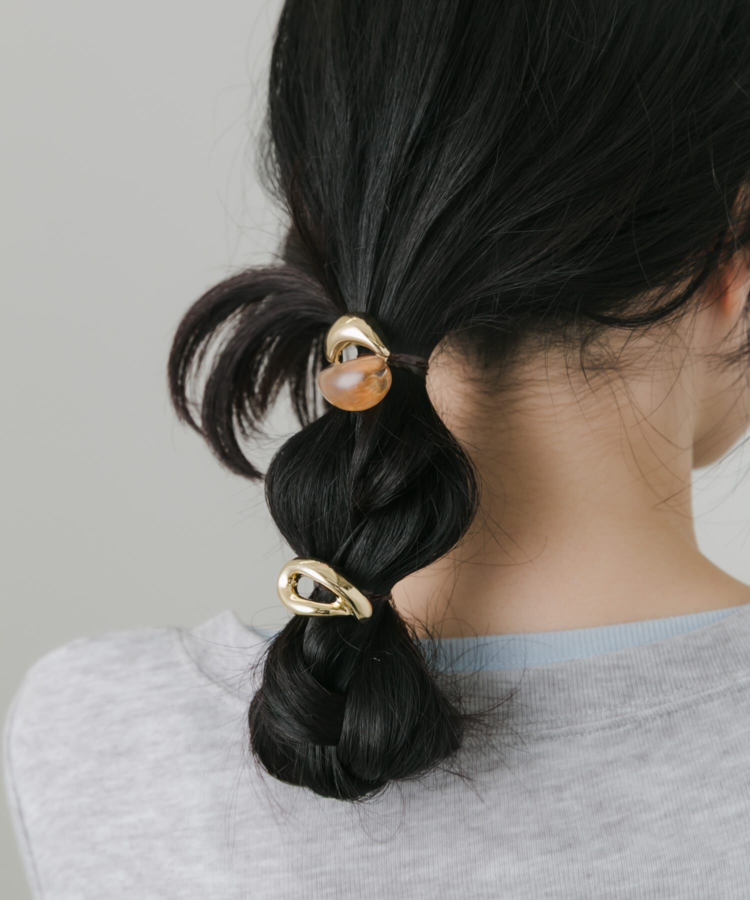 SMELLY「ニュアンスメタルカーブ2セットヘアカフ」|その他|