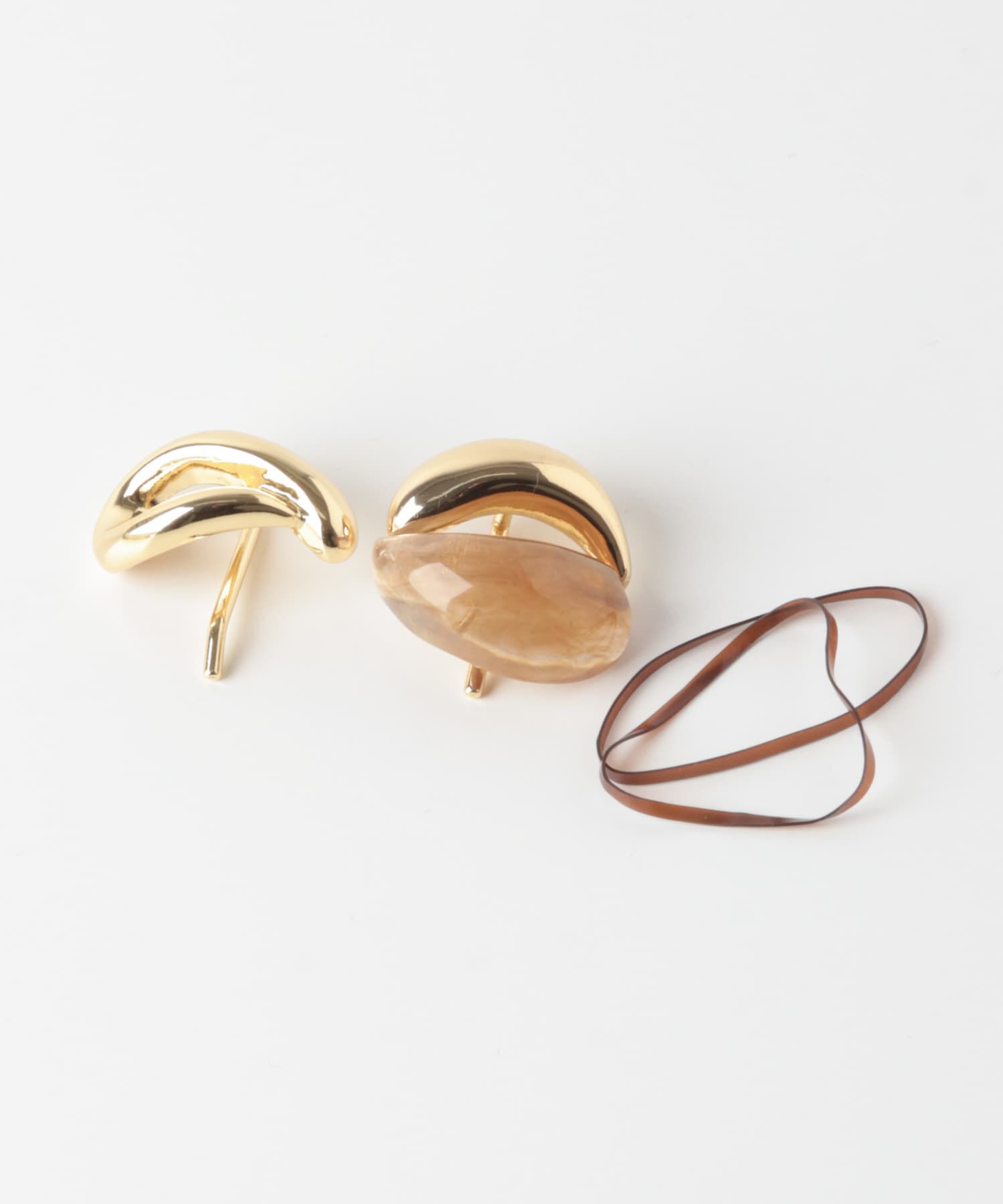 SMELLY「ニュアンスメタルカーブ2セットヘアカフ」|その他|