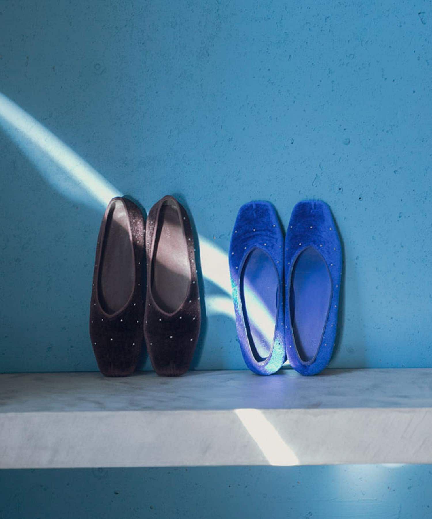  「スタッズベロアパンプス」|パンプス|