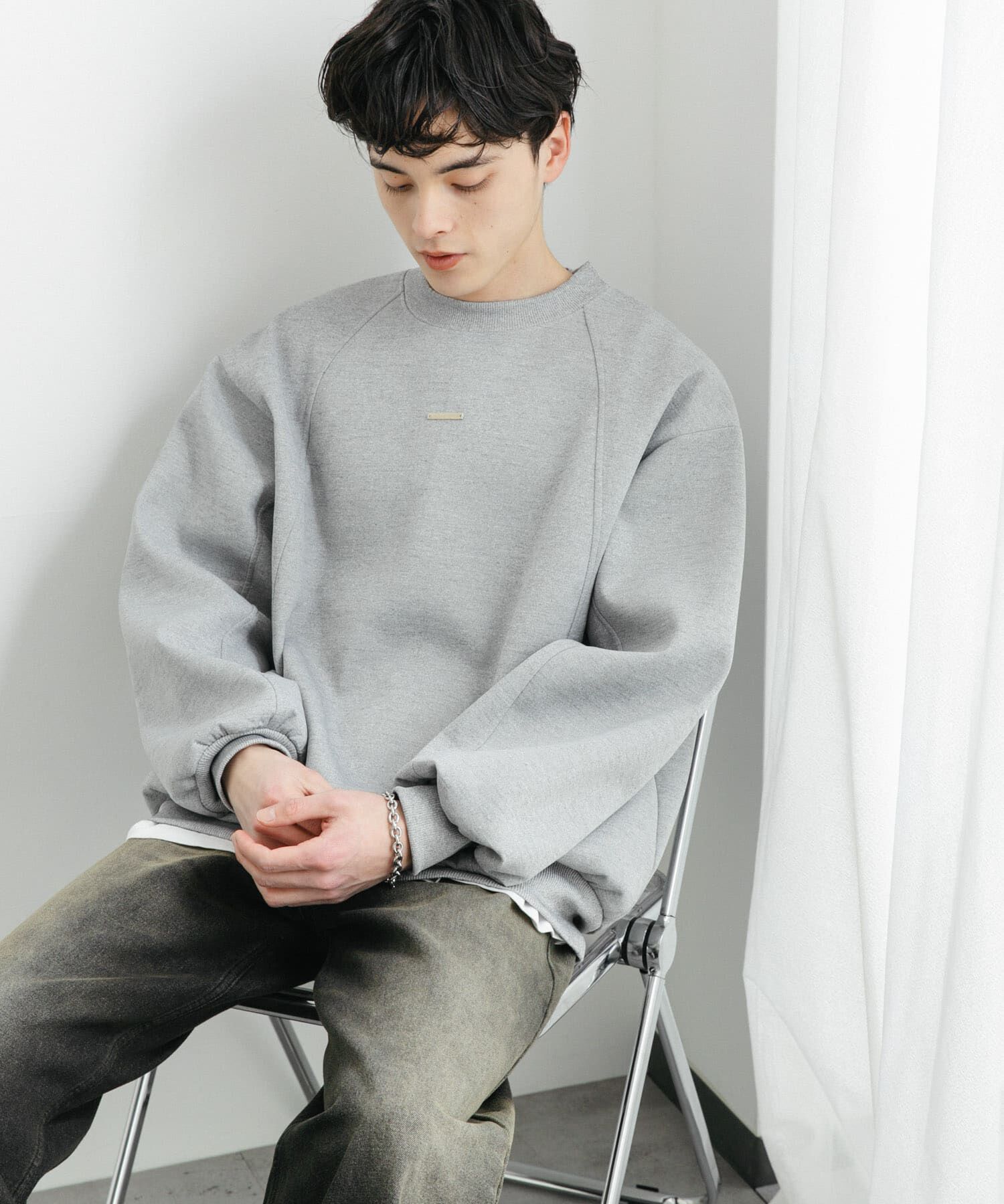 SENSE OF PLACE by URBAN RESEARCH「ポンチプレートキリカエスウェット」|スウェット・ジャージ|