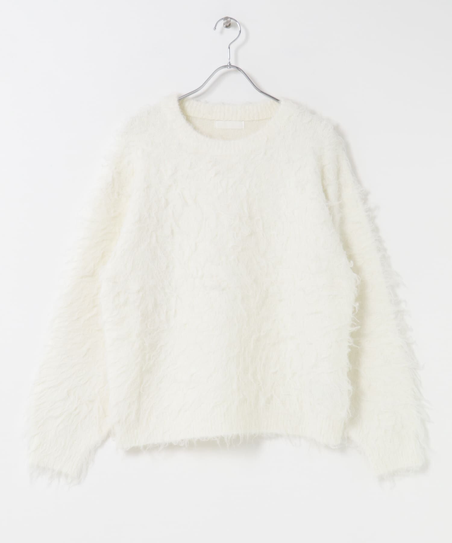 SENSE OF PLACE by URBAN RESEARCH「『洗濯可』シャギークルーネックニット」|ニット・セーター|