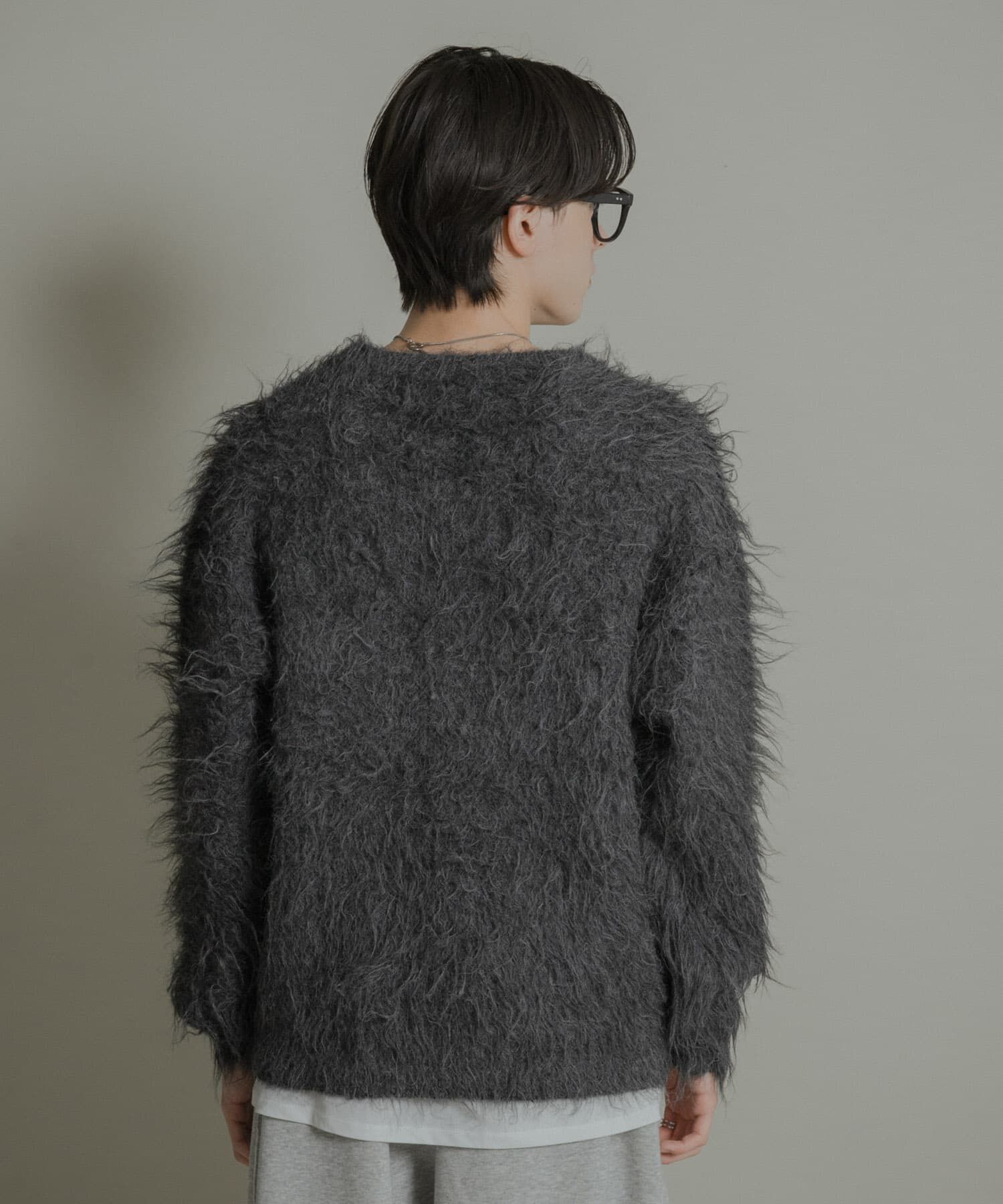 SENSE OF PLACE by URBAN RESEARCH「『洗濯可』シャギークルーネックニット」|ニット・セーター|