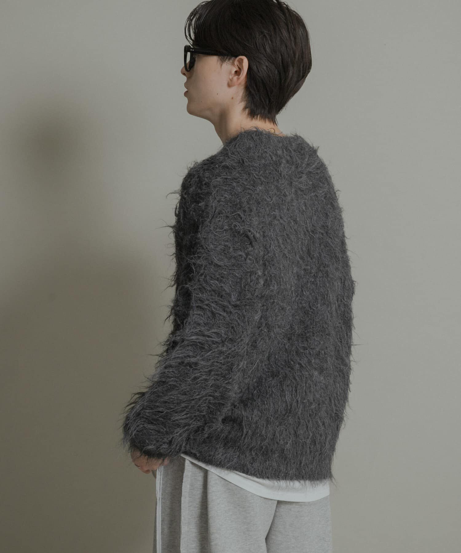 SENSE OF PLACE by URBAN RESEARCH「『洗濯可』シャギークルーネックニット」|ニット・セーター|