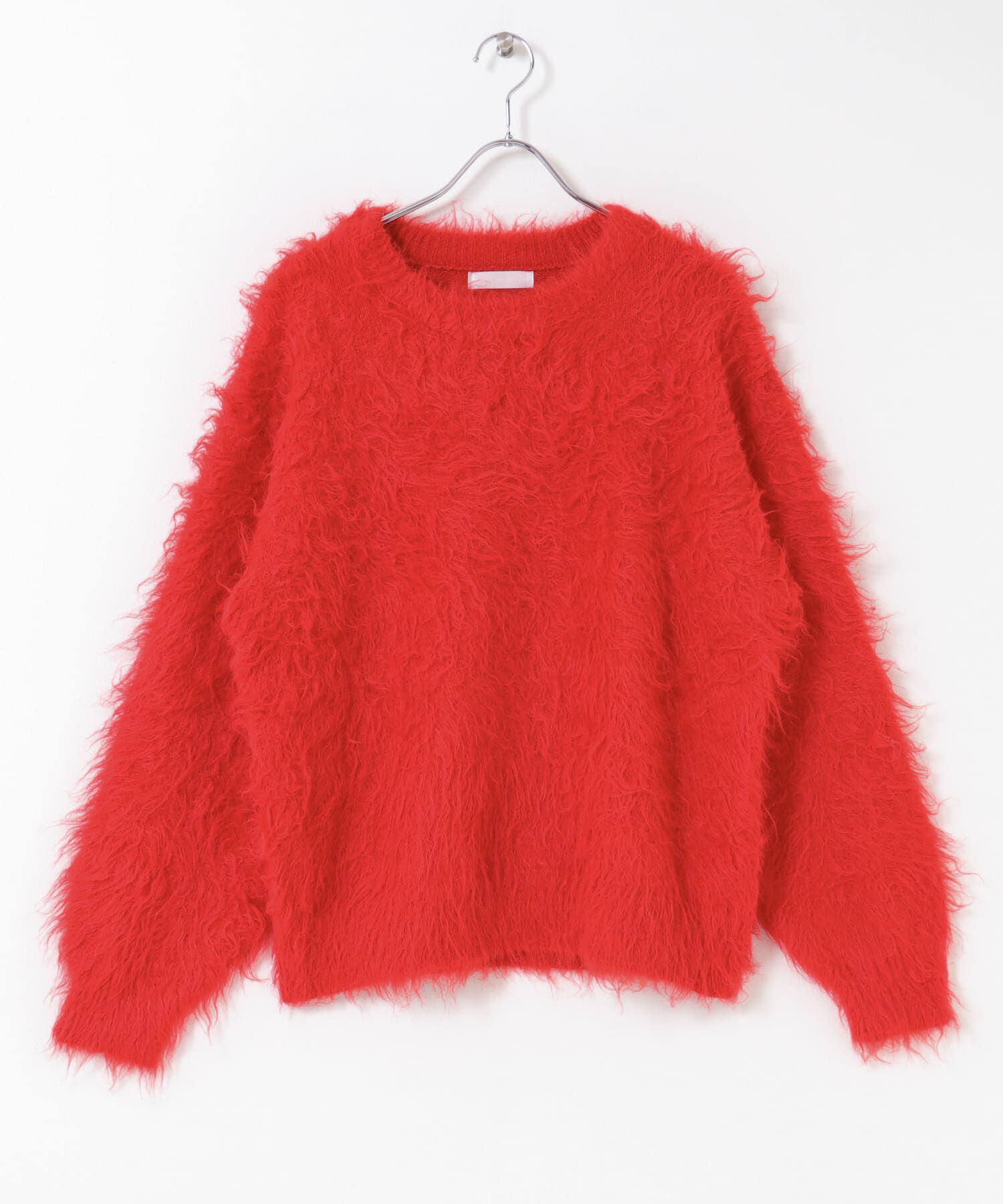 SENSE OF PLACE by URBAN RESEARCH「『洗濯可』シャギークルーネックニット」|ニット・セーター|