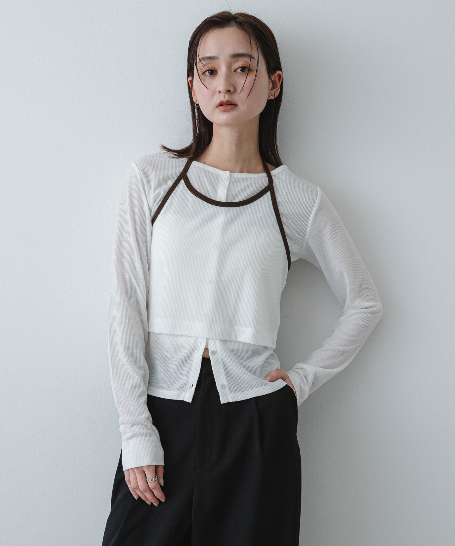 SENSE OF PLACE by URBAN RESEARCH「アンサンブルカットトップ」|Tシャツ・カットソー|