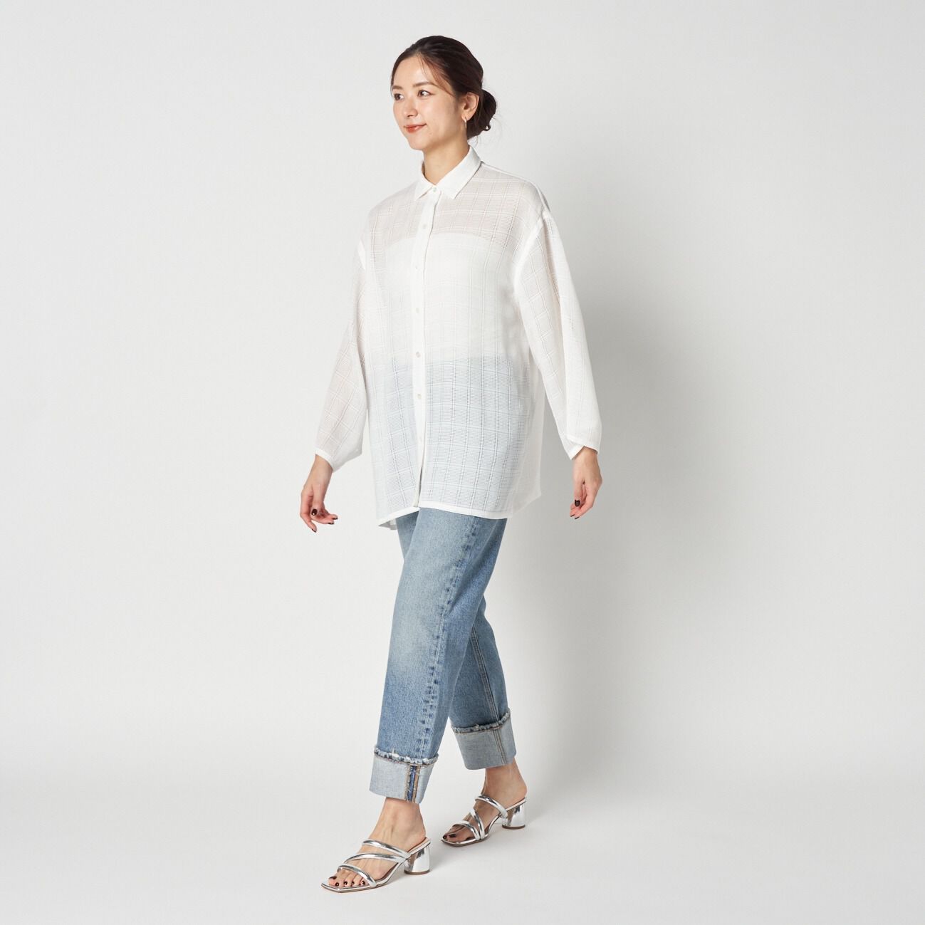 HELIOPOLE「HELIOPOLE LENO CLOTH SHIRT」|シャツ・ブラウス|