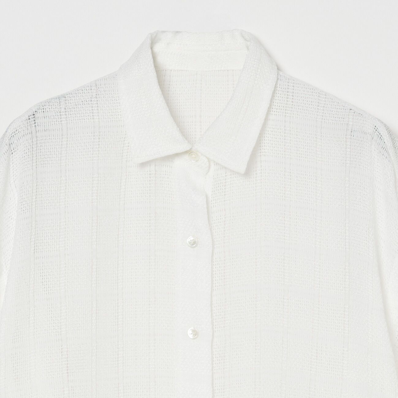 HELIOPOLE「HELIOPOLE LENO CLOTH SHIRT」|シャツ・ブラウス|