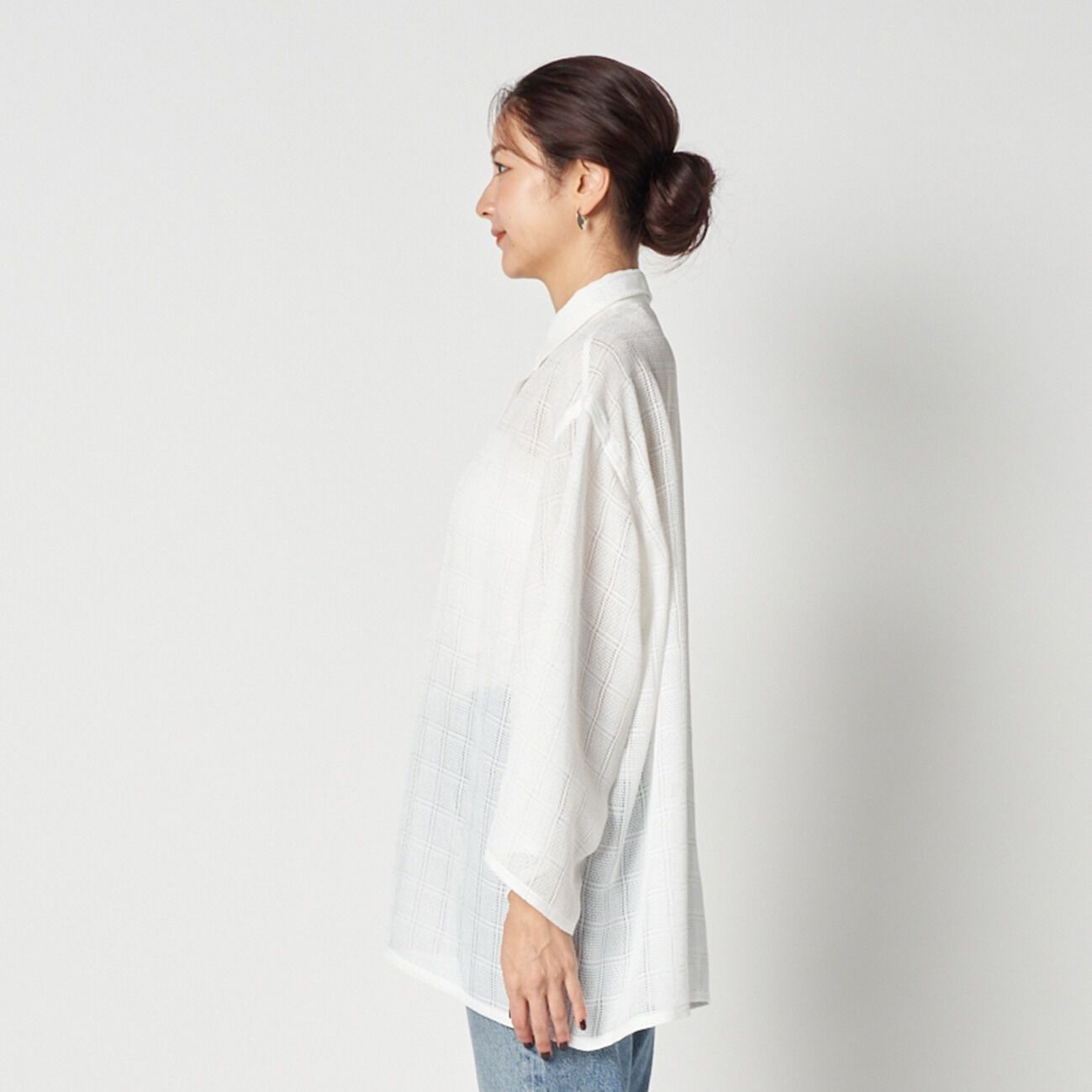 HELIOPOLE「HELIOPOLE LENO CLOTH SHIRT」|シャツ・ブラウス|