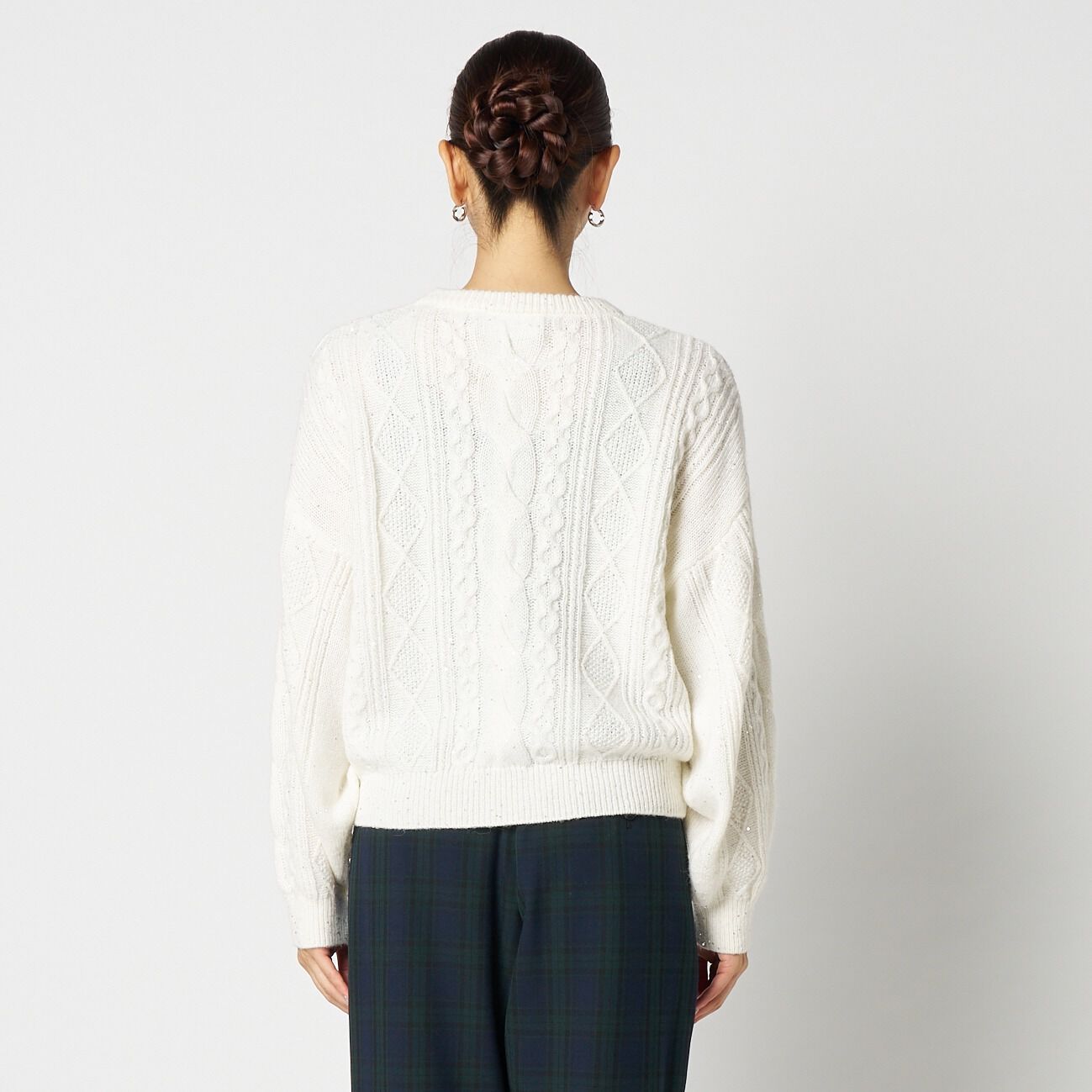 HELIOPOLE「HELIOPOLE CABLE SPANGLE KNIT」|ニット・セーター|