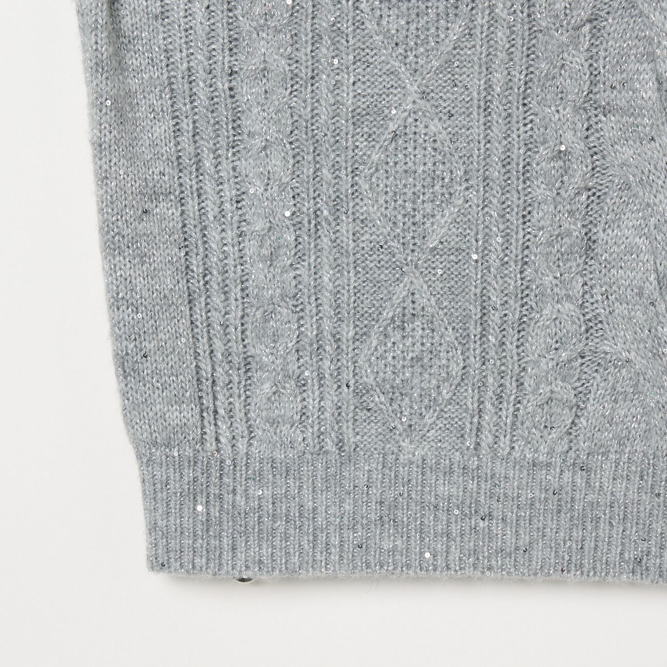 HELIOPOLE「HELIOPOLE CABLE SPANGLE KNIT」|ニット・セーター|