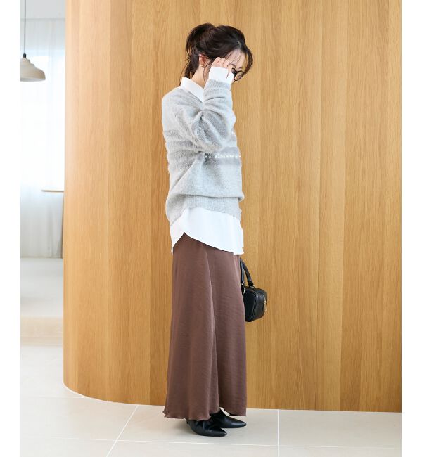  「パール&times;シャギーニット」|ニット・セーター|