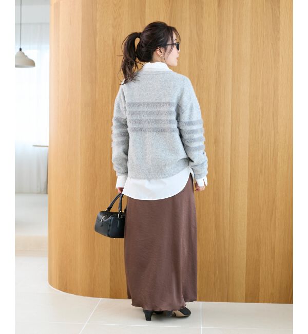  「パール&times;シャギーニット」|ニット・セーター|