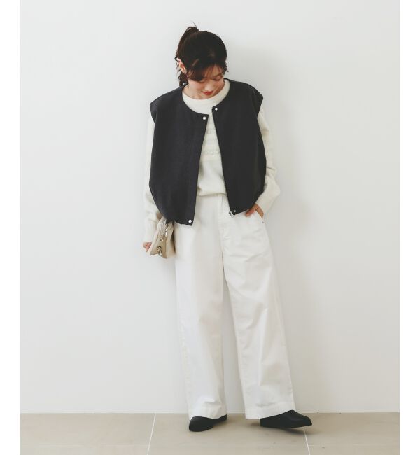  「パール&times;シャギーニット」|ニット・セーター|