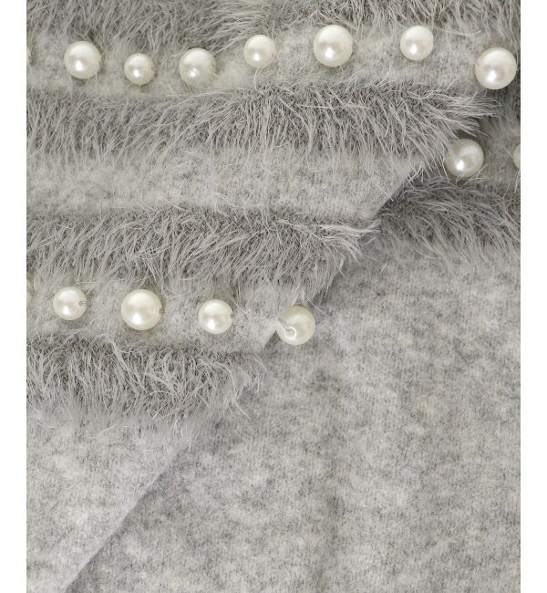  「パール&times;シャギーニット」|ニット・セーター|