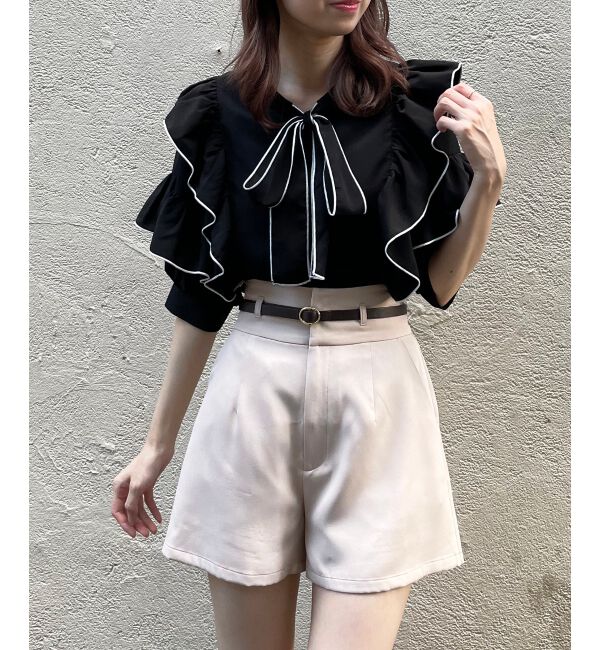 MAJESTICLEGON「クラシックベルト付きショートパンツ」|その他|