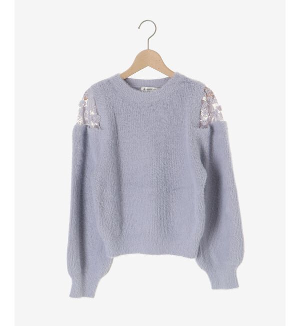  「ショルダーレースシャギーニット」|ニット・セーター|