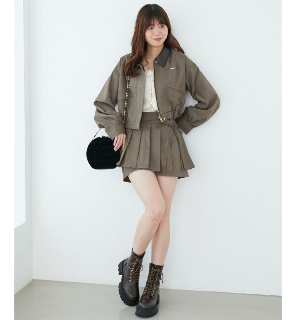  「プリーツデザインショートパンツ」|その他|