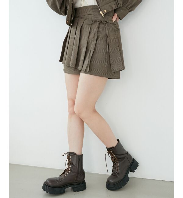  「プリーツデザインショートパンツ」|その他|