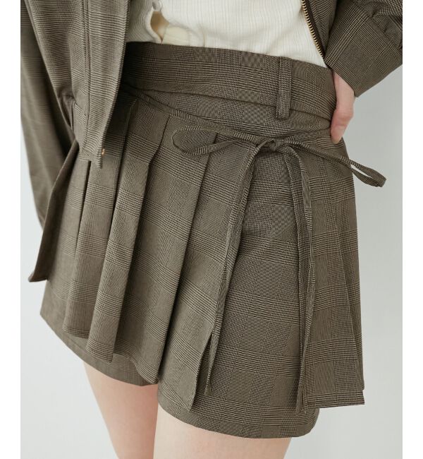  「プリーツデザインショートパンツ」|その他|