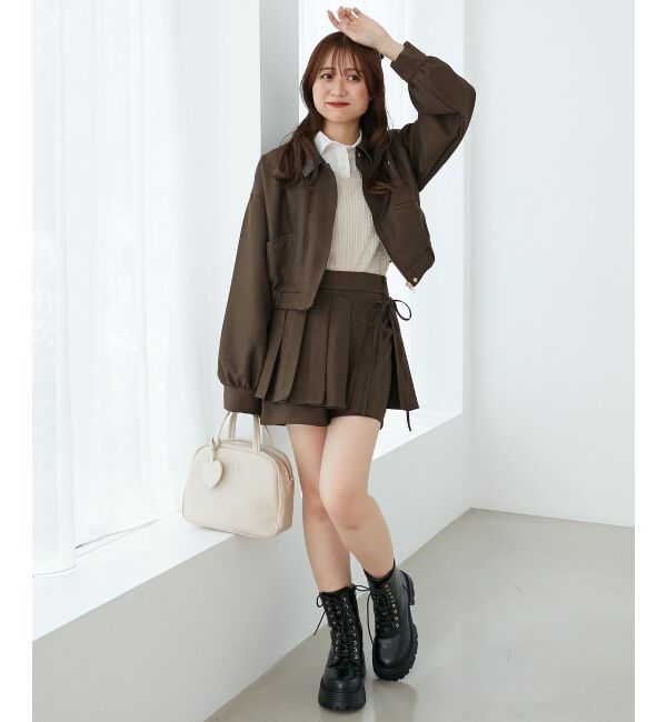  「プリーツデザインショートパンツ」|その他|
