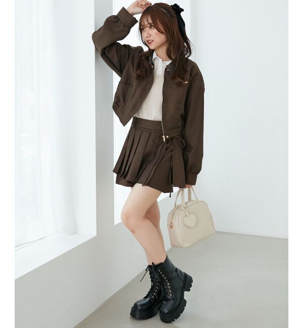  「プリーツデザインショートパンツ」|その他|