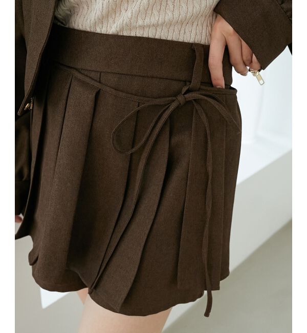  「プリーツデザインショートパンツ」|その他|