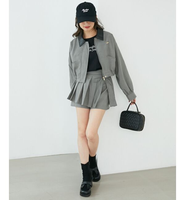  「プリーツデザインショートパンツ」|その他|