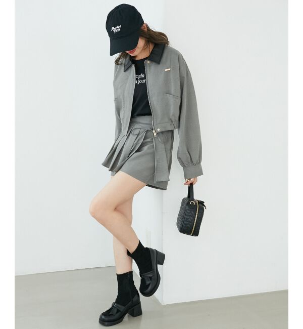  「プリーツデザインショートパンツ」|その他|