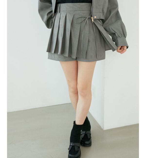  「プリーツデザインショートパンツ」|その他|