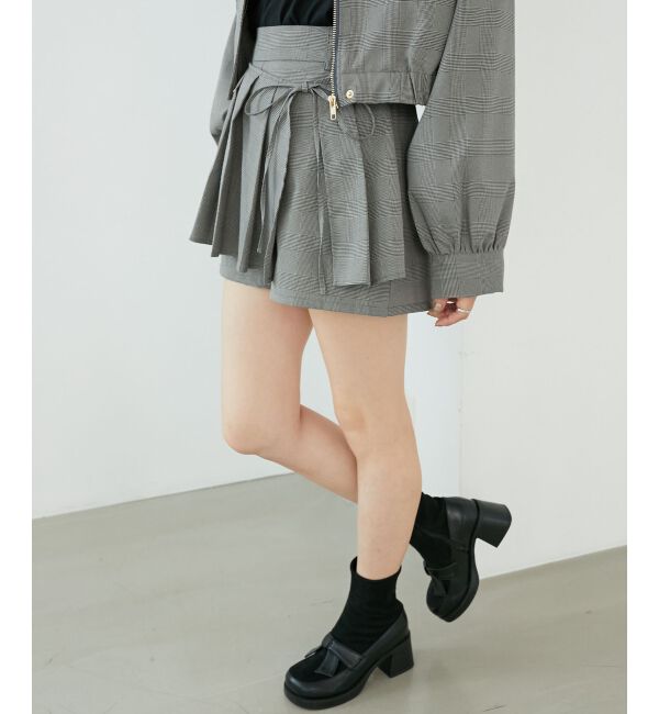  「プリーツデザインショートパンツ」|その他|