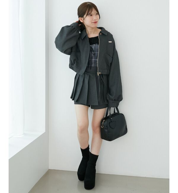  「プリーツデザインショートパンツ」|その他|