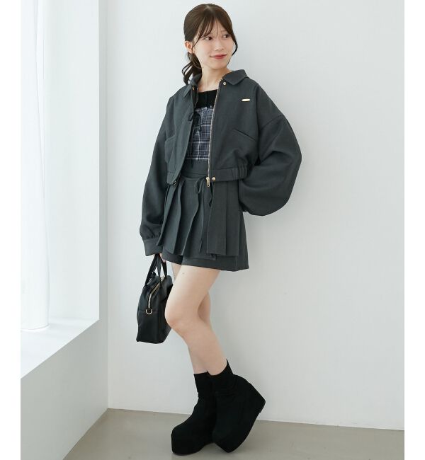  「プリーツデザインショートパンツ」|その他|