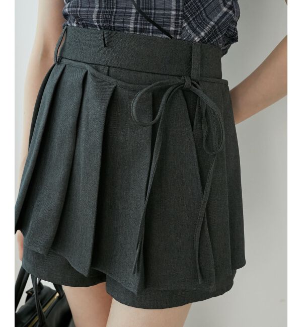  「プリーツデザインショートパンツ」|その他|