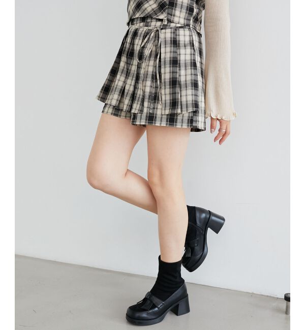  「プリーツデザインショートパンツ」|その他|