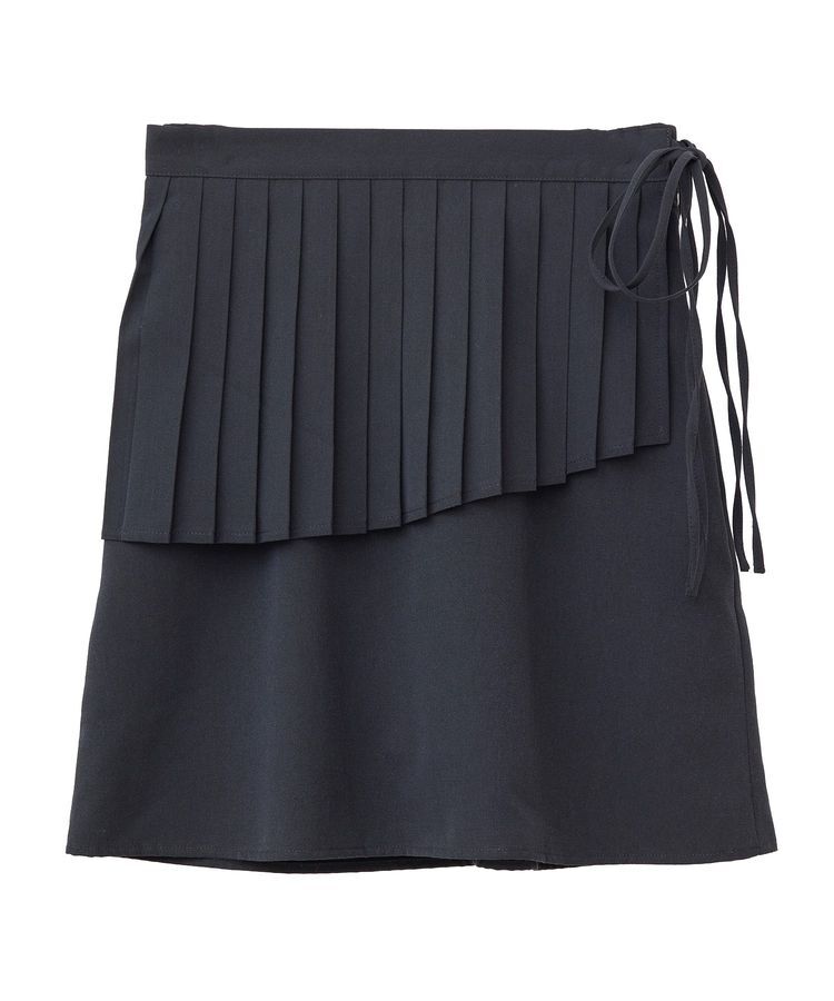 earth music&ecology「SET2点プリーツラップスカート＋ミニスカート」|スカート|