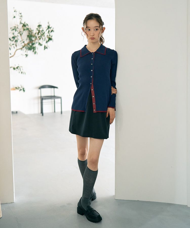 earth music&ecology「SET2点プリーツラップスカート＋ミニスカート」|スカート|