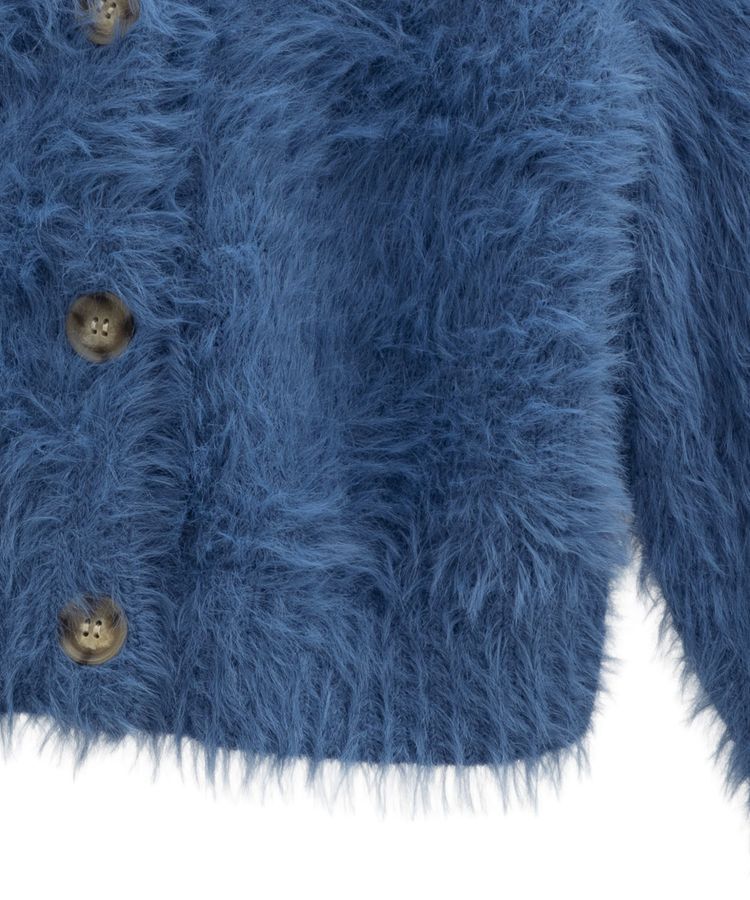 Green Parks「・Petit Fleur シャギーニットカーディガン」|カーディガン|