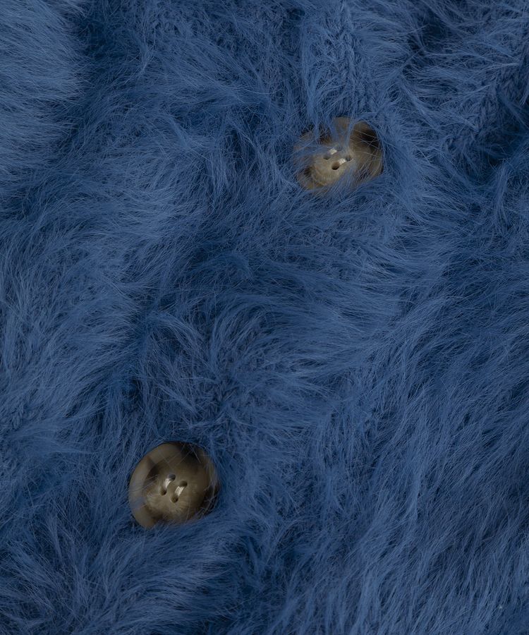 Green Parks「・Petit Fleur シャギーニットカーディガン」|カーディガン|